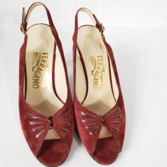 Salvatore Ferragamo Shoes - Ferragamo Sling Back Pumps